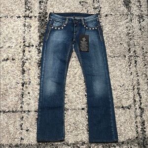 Faith Connexion Women's Boot Cut Jeans - Blue